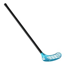 Kij do Unihokeja Floorballa Prawy Niebieski Solidny KUBISPORT Master 95 cm