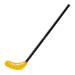 Kij do Unihokeja Floorballa Prosty Żółty Solidny KUBISPORT 95 cm