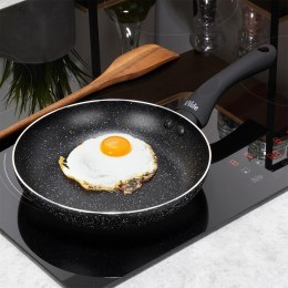 Patelnia Granitowa 20 cm Black Line Indukcja Gaz Non-stick VILDE