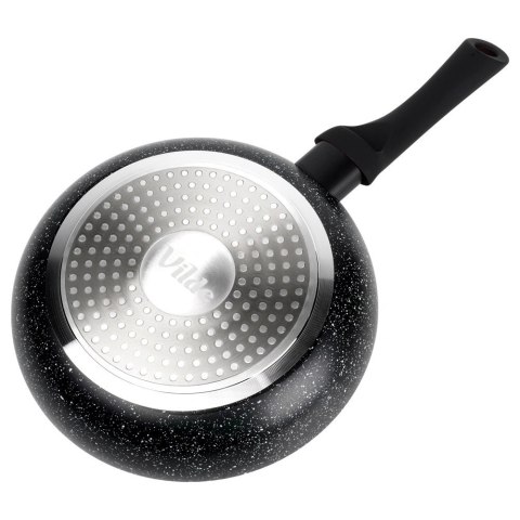 Patelnia Granitowa 20 cm Black Line Indukcja Gaz Non-stick VILDE