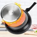 Patelnia Granitowa 26 cm Black Line Indukcja Gaz Non-stick VILDE