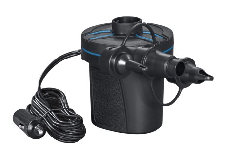 Pompka Elektryczna Podróżna Kompaktowa 3 Końcówki Mała BESTWAY DC 12 V