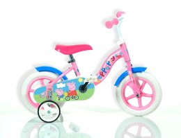 Rowerek Dziecięcy 10 Cali Peppa Pig Świnka Peppa Popychacz Dino Bikes