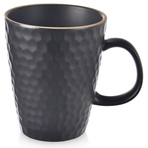 Kubek Ceramiczny Czarny TEA TIME 420 ml ORION Odpowiedni do Zmywarki