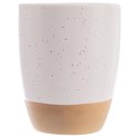 Kubek Ceramiczny do Espresso 90ml Biały Nakrapiany Kamionka ORION