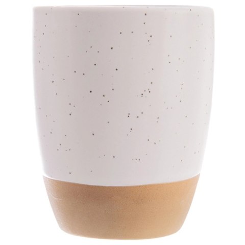 Kubek Ceramiczny do Espresso 90ml Biały Nakrapiany Kamionka ORION