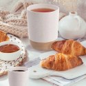 Kubek Ceramiczny do Kawy Herbaty 340ml Biały Nakrapiany ORION