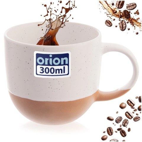 Kubek Kamionka 290ml Szary Matowy z Uchem do Kawy Herbaty ORION AGD