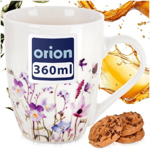 Kubek Porcelanowy 360 ml Louka do Kawy Herbaty w Polne Kwiaty