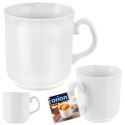 Kubek Porcelanowy 400 ml ORION Biały Klasyczny do Zmywarki Mikrofalówki