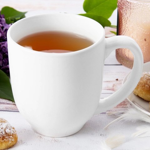Kubek Porcelanowy 450 ml ORION Mona Biały Pojemny Klasyczny do Zmywarki
