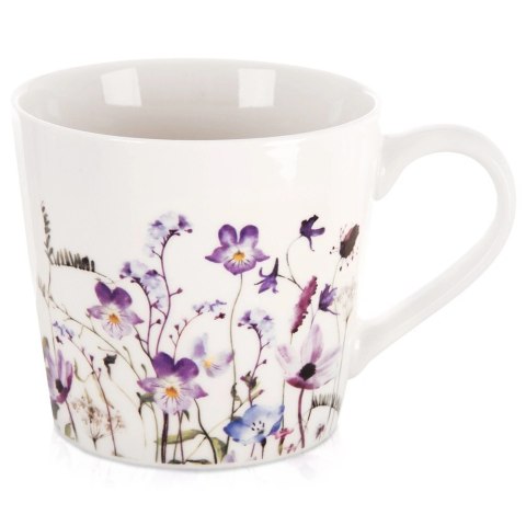 Kubek Porcelanowy Duży 430 ml Louka Kwiatowy Dekor do Herbaty