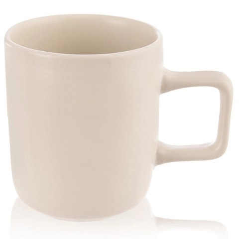 Kubek Skandi Kamionka 380ml Kremowy Matowy z Uchem do Kawy Herbaty