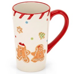 Kubek Świąteczny Ceramiczny 570ml Duży Piernikowy Ludzik Home Styling