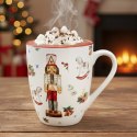 Kubek Świąteczny Porcelana 320 ml Dziadek do Orzechów Zmywarka