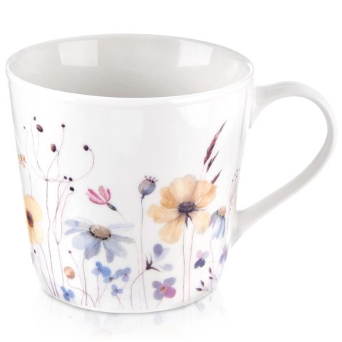 Kubek porcelanowy kwiaty 430 ml