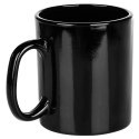 Kubki Szklane 300 ml 6 Szt. ORION Czarne Szkło Opalowe do Zmywarki