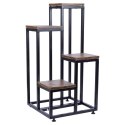 Kwietnik Stojak na Kwiaty 4-Poziomowy Kaskada Metalowy Loft VILDE 69 cm