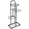 Kwietnik Stojak na Kwiaty 4-Poziomowy Kaskada Metalowy Loft VILDE 80 cm