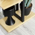 Kwietnik Stojak na Kwiaty 4-Poziomowy Kaskada Metalowy Loft VILDE 93 cm