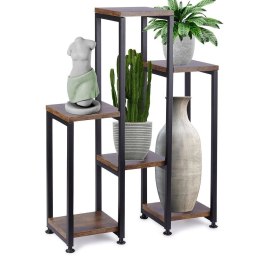 Kwietnik Stojak na Kwiaty 6-Poziomowy Kaskada Metalowy Loft VILDE 70 cm