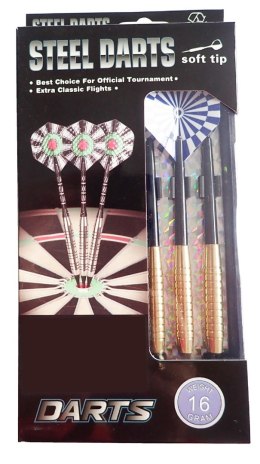 Lotki Rzutki do Darta Elektronicznego Soft Dart Miękkie KUBISPORT 16 g