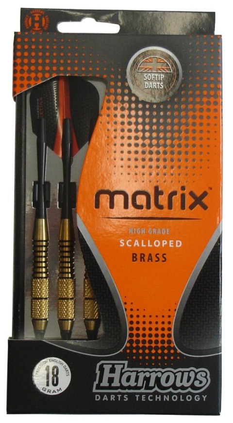 Lotki Rzutki do Darta Elektronicznego Solidne HARROWS SOFT MATRIX 14 g
