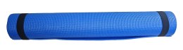 Mata Gimnastyczna do Ćwiczeń Jogi Pilatesu Niebieska KUBISPORT 173x61x0,4cm