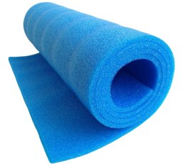 Mata Gimnastyczna do Ćwiczeń Jogi Pilatesu Niebieska KUBISPORT 90x50x0,8cm