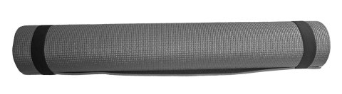 Mata Gimnastyczna do Ćwiczeń Jogi Pilatesu Szara KUBISPORT 173x61x0,4cm