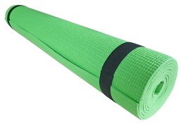 Mata Gimnastyczna do Ćwiczeń Jogi Pilatesu Zielona KUBISPORT 173x61x0,4 cm