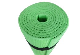 Mata Gimnastyczna do Ćwiczeń Jogi Pilatesu Zielona KUBISPORT 173x61x0,4 cm