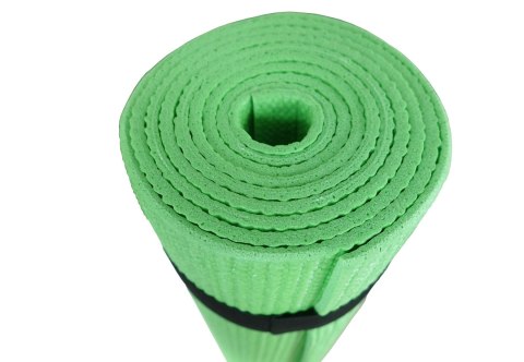 Mata Gimnastyczna do Ćwiczeń Jogi Pilatesu Zielona KUBISPORT 173x61x0,4 cm