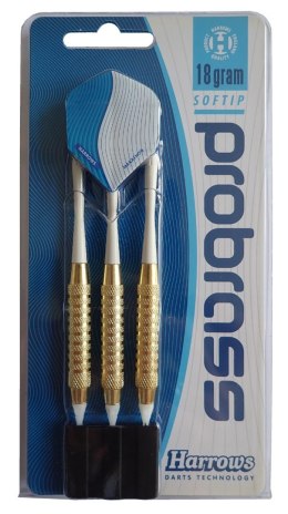 Rzutki Lotki Soft Tip do Darta Elektronicznego HARROWS SOFT PRO BRASS 18g