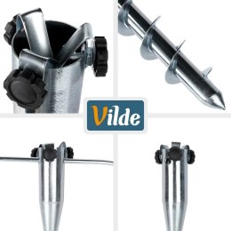 Stojak Podstawa do Parasola Ogrodowego Wkręcany Metalowy 56 cm VILDE