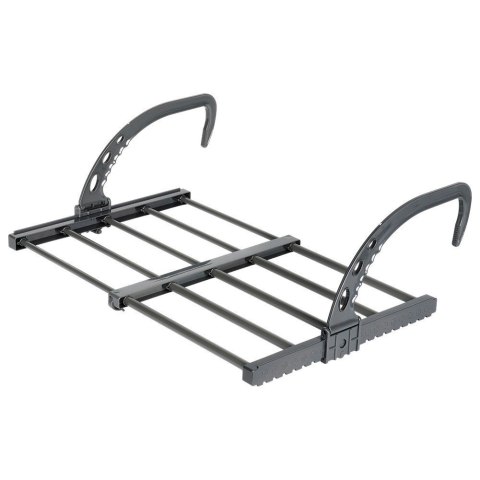 Suszarka na Pranie na Kaloryfer Rozsuwana Balkonowa Szara 60 cm VILDE