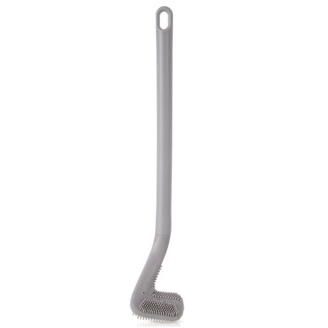 Szczotka do WC Toaletowa Silikonowa Wisząca Szara 40 cm ORION