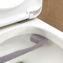 Szczotka do WC Toaletowa Silikonowa Wisząca Szara 40 cm ORION