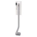 Szczotka do WC Toaletowa Silikonowa Wisząca Szara 40 cm ORION