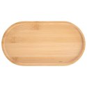 Talerz Drewniany Owalny do Serwowania Bambusowy 28 x 15 cm ORION