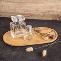 Talerz Drewniany Owalny do Serwowania Przekąsek Bambusowy 19 cm