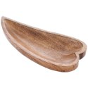 Talerz do Serwowania Drewniany Patera Taca na Przekąski ORION 38x15,5x3,5cm
