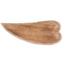 Talerz do Serwowania Drewniany Patera Taca na Przekąski ORION 38x15,5x3,5cm