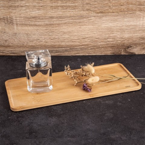 Talerz Drewniany Prostokątny do Serwowania Bambusowy 35 x 15 cm ORION
