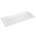 Talerz Porcelanowy Półmisek do Serwowania Przekąsek Biały Mona 35 x 17 cm