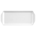 Talerz Porcelanowy Półmisek do Serwowania Przekąsek Biały Mona 36 x 15,5 cm