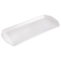 Talerz Porcelanowy Półmisek do Serwowania Przekąsek Biały Mona 36 x 15,5 cm