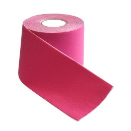 Tejpy Tape Taśma Kinezjologiczna Kinesiotaping Różowa KUBISPORT 5x5 m
