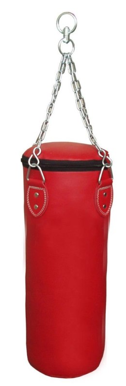 Worek Bokserski Treningowy do Boksowania Boksu Czerwony KUBISPORT 80 cm