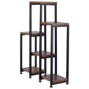 Kwietnik Stojak na Kwiaty 6-Poziomowy Kaskada Metalowy Loft VILDE 70 cm